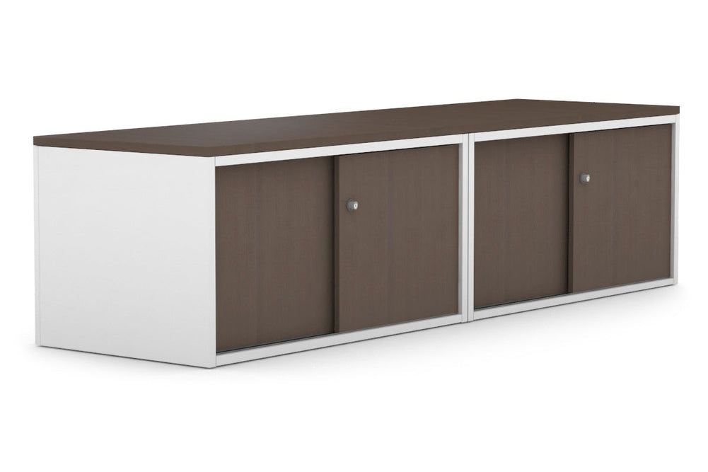 Uniform Low Sliding 4 Door Credenza-Wenge  