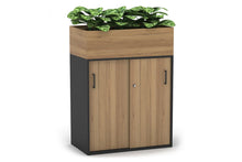  - Uniform Medium Credenza + Planter Box [800W x 1125H x 428D] - 1