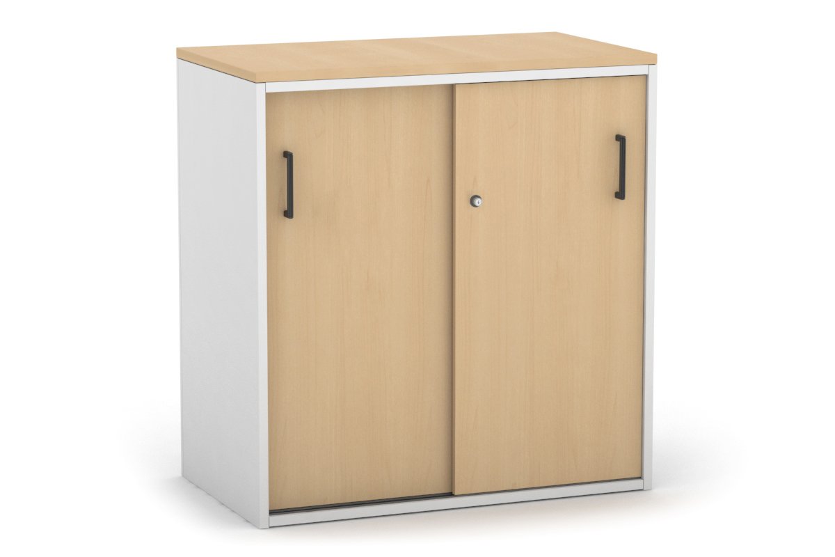 Uniform Medium Sliding Door Credenza [800W x 900H x 450D] Jasonl 