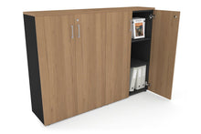  - Uniform Medium Storage Cupboard with Medium Doors [1600W x 1170H x 350D] - 1