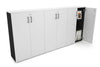 Uniform Medium Storage Cupboard with Medium Doors [2400W x 1170H x 350D] - Thumbnail 3 