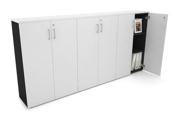  - Uniform Medium Storage Cupboard with Medium Doors [2400W x 1170H x 350D] - 1