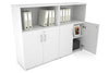 Uniform Medium Storage Cupboard with Small Doors [1600W x 1170H x 450D] - Thumbnail 2 