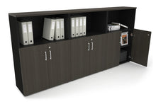  - Uniform Medium Storage Cupboard with Small Doors [2400W x 1170H x 350D] - 1