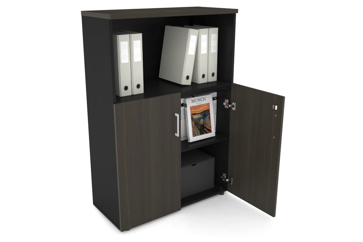 Uniform Medium Storage Cupboard with Small Doors [800W x 1170H x 350D] Jasonl 
