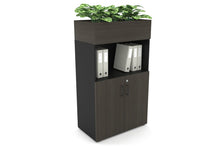  - Uniform Medium Storage with Small Doors + Planter Box [800W x 1395H x 428D] - 1