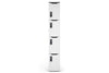 Uniform Melamine Locker White Carcass 4 Tier Door - Thumbnail 5 