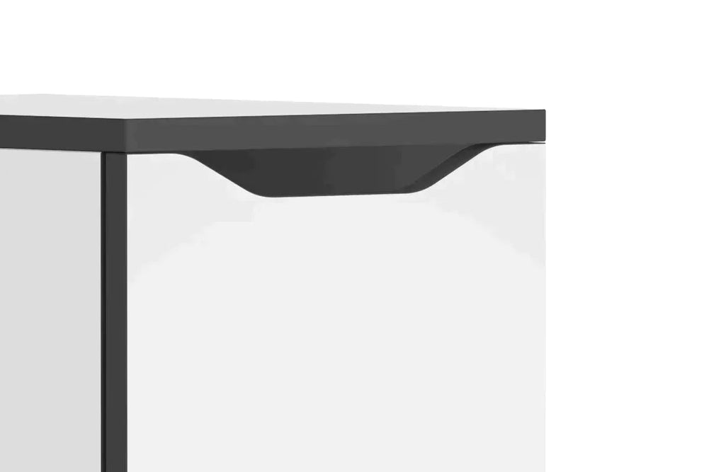 Uniform Melamine Locker White Carcass Single Door-digital keypad  