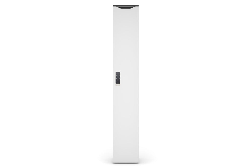 Uniform Melamine Locker White Carcass Single Door-digital keypad  