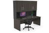 Uniform Panel Desk - Hutch with Doors - Thumbnail 23 