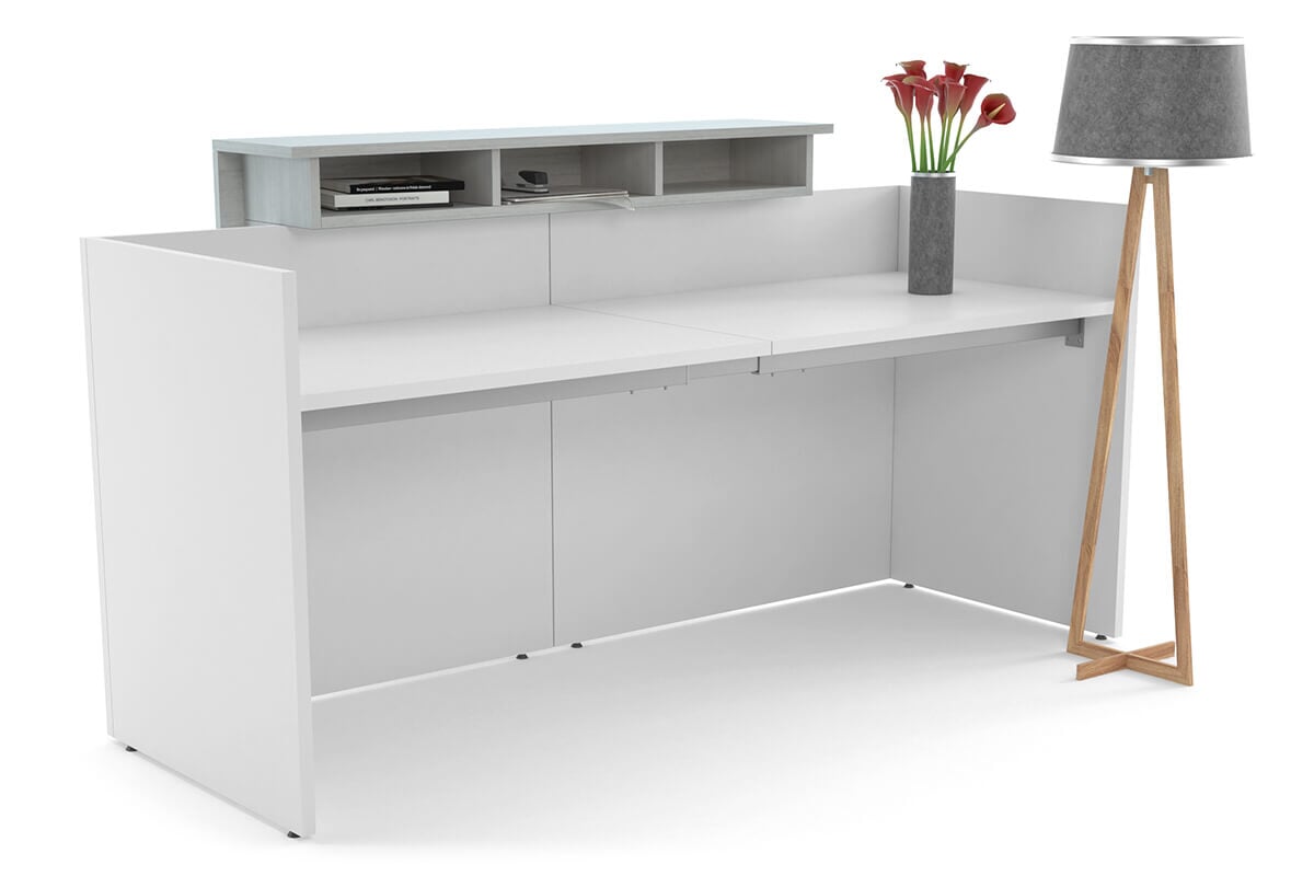 Uniform Reception Counter - White Desk Jasonl 
