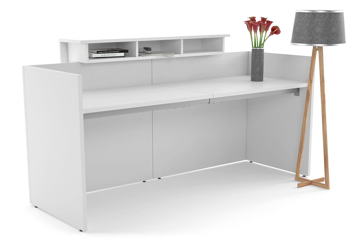 Uniform Reception Counter - White Desk Jasonl 