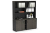 Uniform Sliding Door Credenza with Open Hutch [1600W x 750H x 450D] - Thumbnail 47 