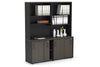 Uniform Sliding Door Credenza with Open Hutch [1600W x 750H x 450D] - Thumbnail 48 