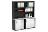 Uniform Sliding Door Credenza with Open Hutch [1600W x 750H x 450D] - Thumbnail 42 