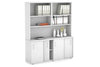 Uniform Sliding Door Credenza with Open Hutch [1600W x 750H x 450D] - Thumbnail 10 