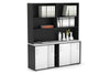 Uniform Sliding Door Credenza with Open Hutch [1600W x 750H x 450D] - Thumbnail 33 