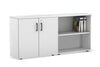 Uniform Small 2 Door and Open Storage Unit [1600W x 750H x 350D] - Thumbnail 4 