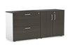 Uniform Small 2 Drawer Lateral File and 2 Door Cupboard - Thumbnail 1 