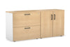 Uniform Small 2 Drawer Lateral File and 2 Door Cupboard - Thumbnail 7 