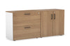 Uniform Small 2 Drawer Lateral File and 2 Door Cupboard - Thumbnail 10 