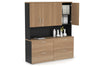 Uniform Small Drawer Lateral Filing Cabinet - Hutch with Doors [ 1600W x 750H x 450D] - Thumbnail 17 