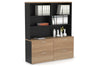 Uniform Small Drawer Lateral Filing Cabinet with Open Hutch [ 1600W x 750H x 450D] - Thumbnail 21 
