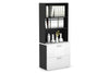 Uniform Small Drawer Lateral Filing Cabinet with Open Hutch [ 800W x 750H x 450D] - Thumbnail 14 