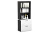 Uniform Small Drawer Lateral Filing Cabinet with Open Hutch [ 800W x 750H x 450D] - Thumbnail 16 