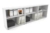 Uniform Small Open Bookcase [2400W x 750H X 350D] - Thumbnail 2 