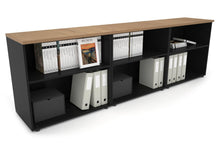  - Uniform Small Open Bookcase [2400W x 750H x 450D] - 1