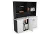 Uniform Small Storage Cupboard with Open Hutch [1600W x 750H x 450D] - Thumbnail 29 