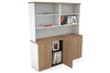 Uniform Small Storage Cupboard with Open Hutch [1600W x 750H x 450D] - Thumbnail 15 