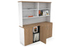 Uniform Small Storage Cupboard with Open Hutch [1600W x 750H x 450D] - Thumbnail 13 