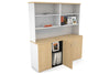 Uniform Small Storage Cupboard with Open Hutch [1600W x 750H x 450D] - Thumbnail 10 