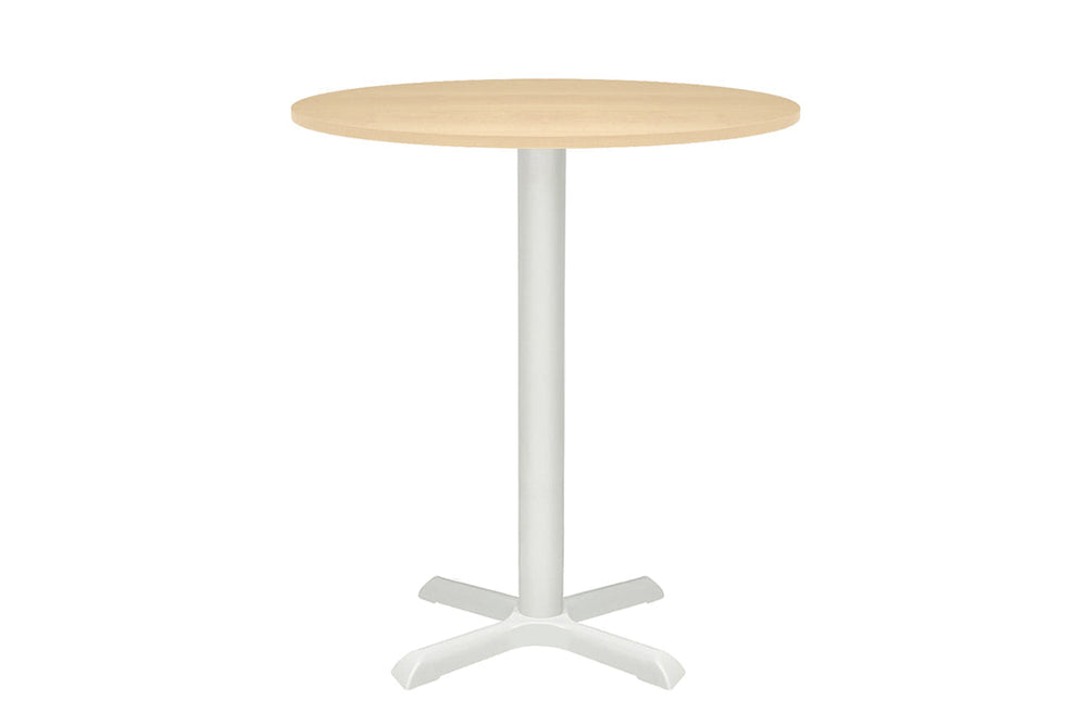 Universal Dry Bar Table Base - Round [600 mm]-White maple 