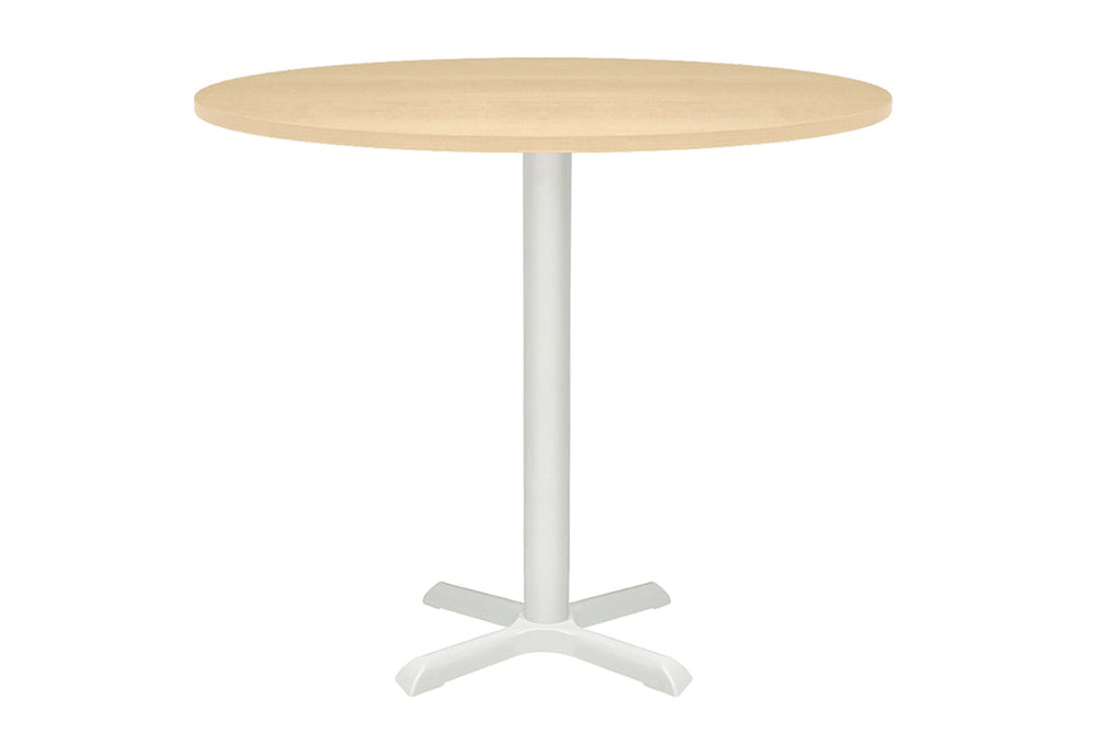 Universal Dry Bar Table Base - Round [800 mm]-White maple 