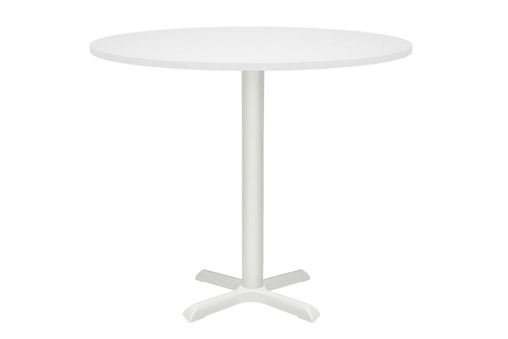 Universal Dry Bar Table Base - Round [800 mm]-White white 