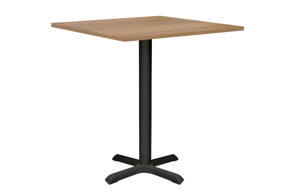 Universal Dry Bar Table Base - Square [800L x 800W]-Black salvage oak 
