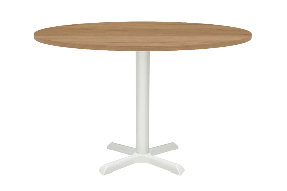 Universal Table Base - Round [1000 mm]-White salvage oak 