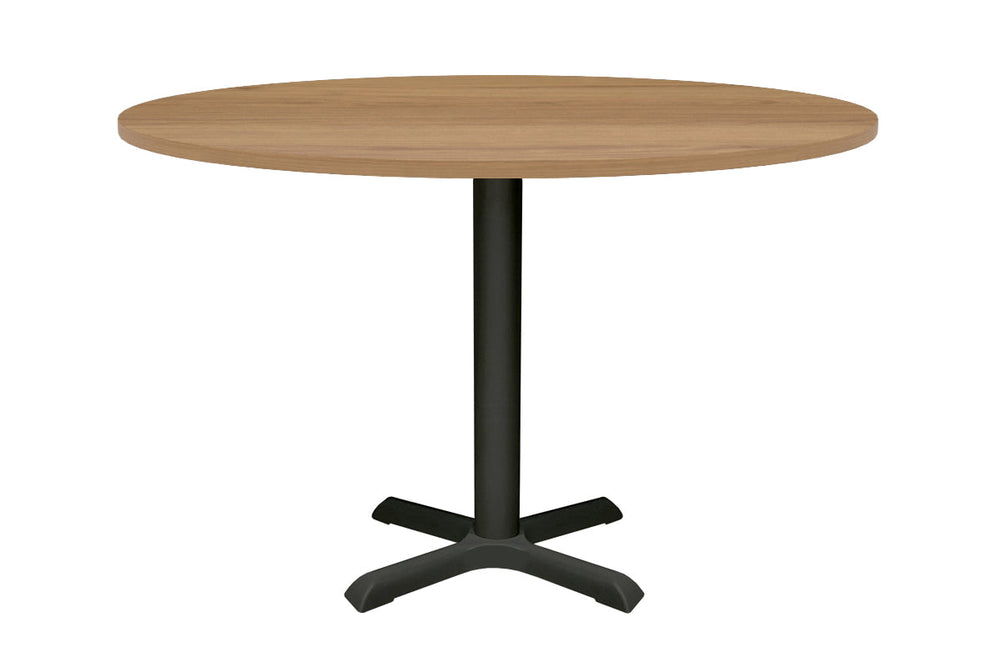 Universal Table Base - Round [1000 mm]-Black salvage oak 