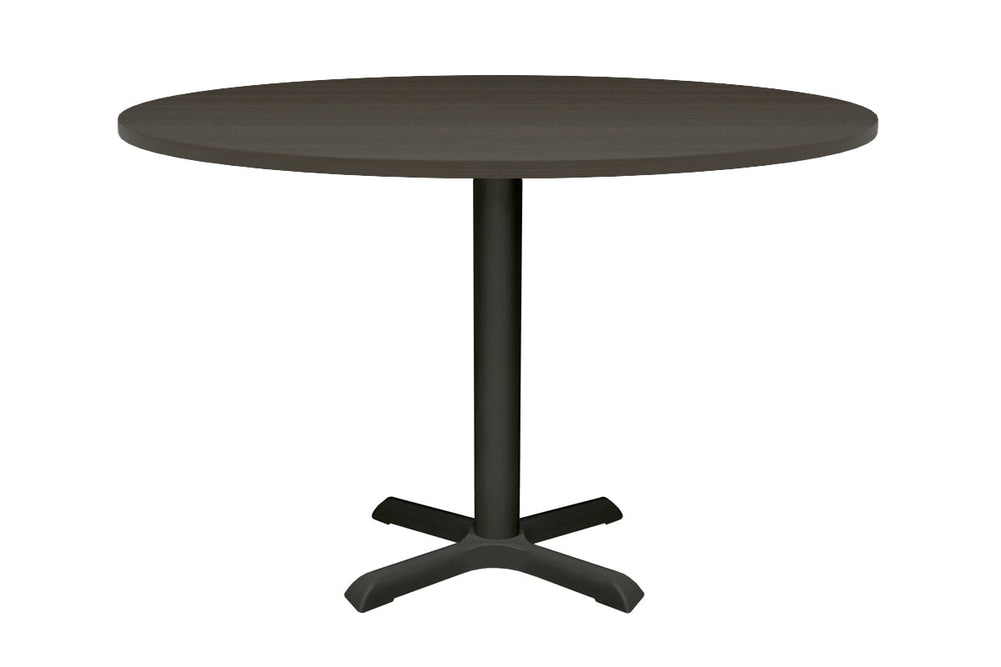 Universal Table Base - Round [1000 mm]-Black dark oak 