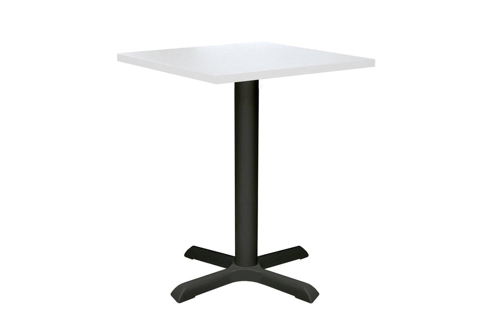 Universal Table Base - Square [600L x 600W]-black base white 