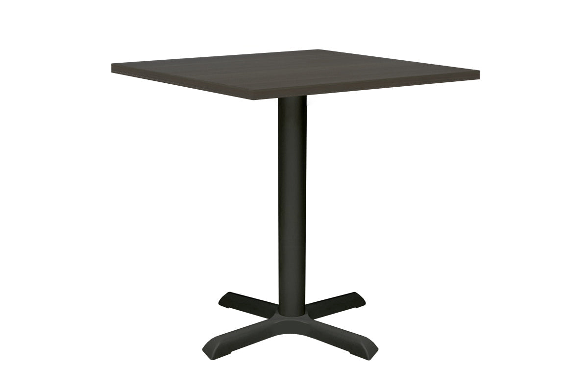 Universal Table Base - Square [700L x 700W]-Black dark oak 