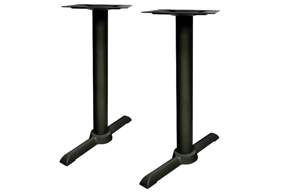 Universal Twin B Table Base [1000L x 600W]-Black none 