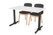 Universal Twin B Table Base [1000L x 600W] Jasonl Black white 