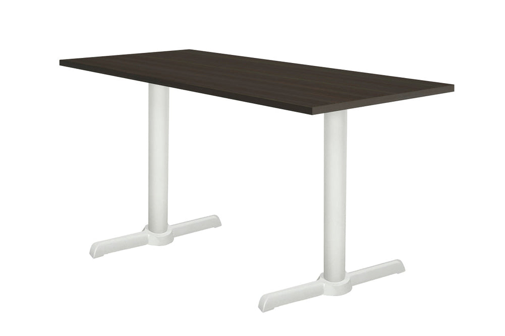 Universal Twin B Table Base [1000L x 600W]-White dark oak 
