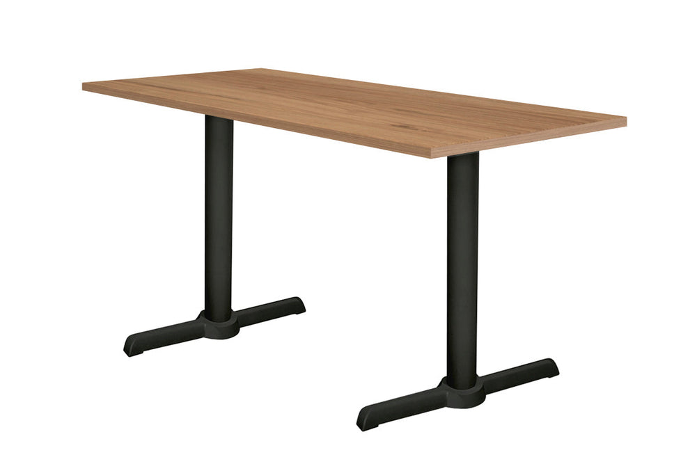 Universal Twin B Table Base [1000L x 600W]-White dark oak 