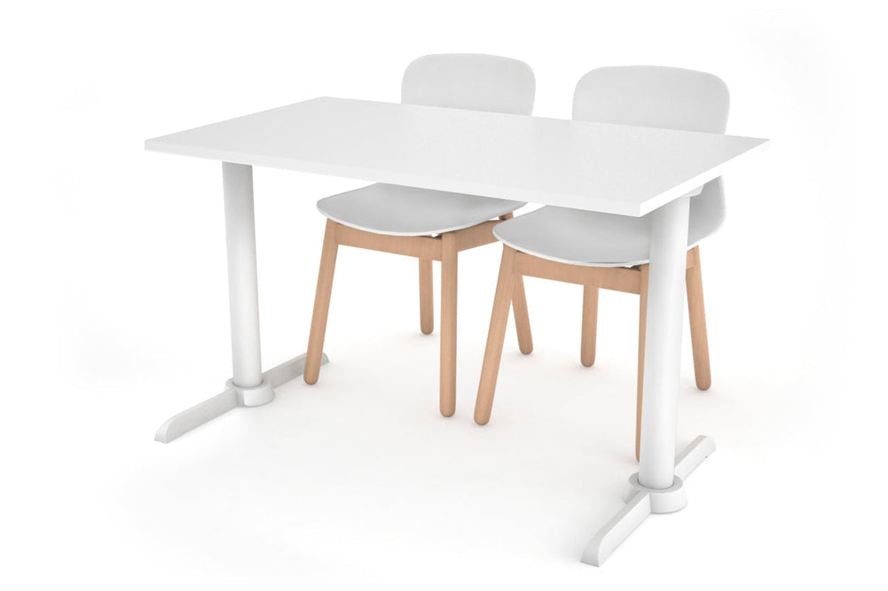 Universal Twin B Table Base [1000L x 600W]-White white 