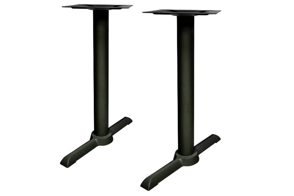 Universal Twin B Table Base [1200L x 700W]-Black none 
